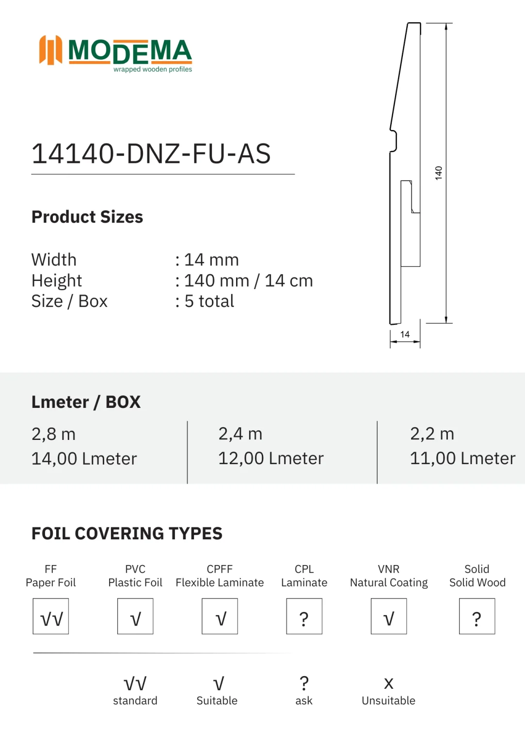 14140-DNZ-FU-AS-R3, technical drawing sheet