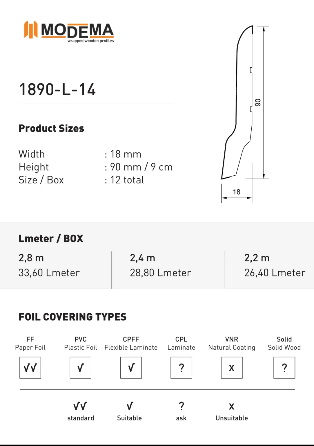 1890-L-14, technical drawing sheet