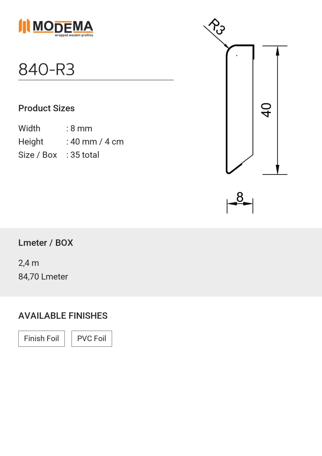 840-R3, technical drawing sheet