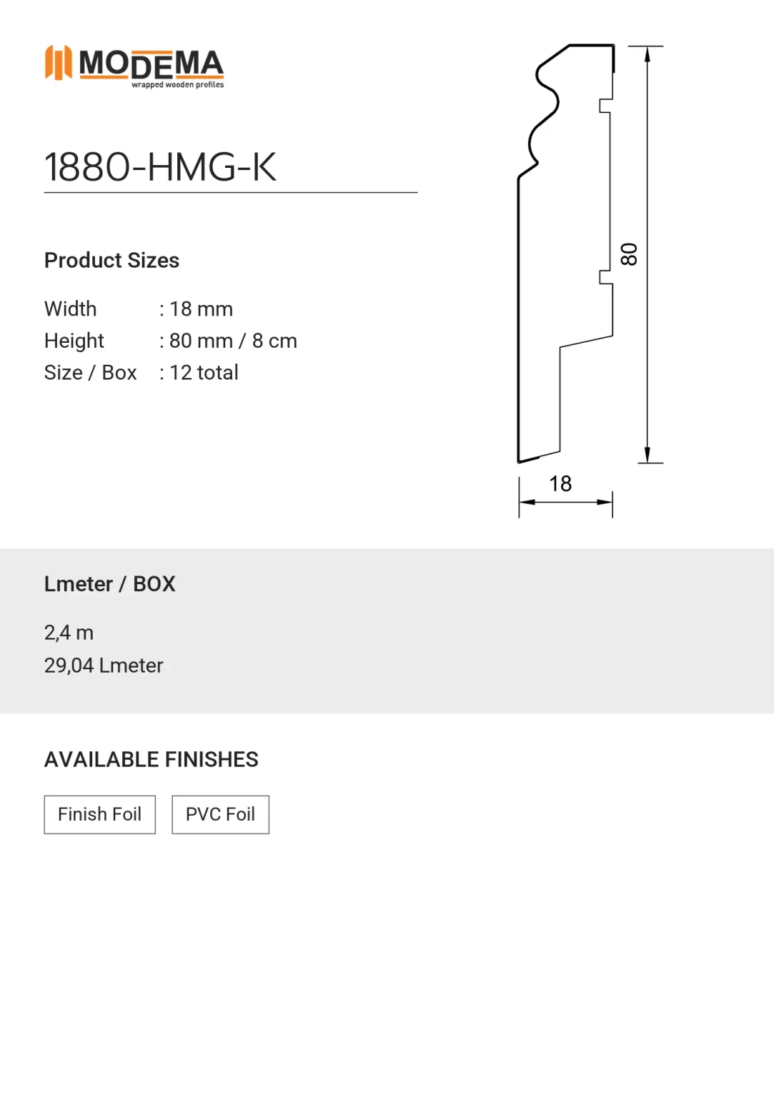 1880-HMG-K, technical drawing sheet